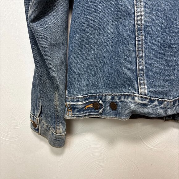 Vintage Levis USA Made 70507-0389 Blue Relaxed Trucker Denim Jacket Mens 80s 90s - Picture 11 of 12